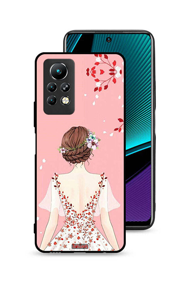 Infinix Note 11 Pro Protective Case Cover Standing Girl Art