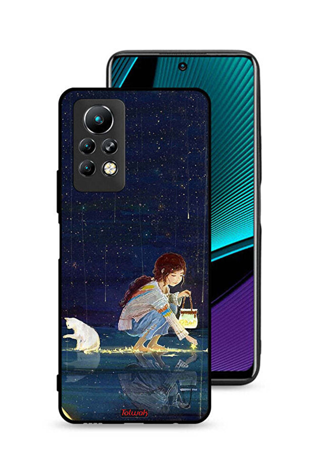 غطاء حماية لهاتف Infinix Note 11 Pro برسومات نجوم التجميع