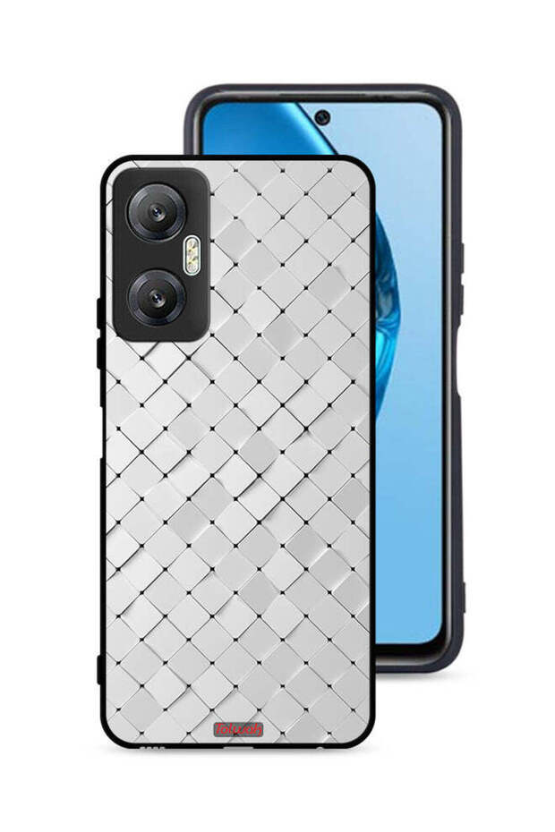 غطاء حماية لهاتف Infinix Hot 20 5G بنقشة البلاط