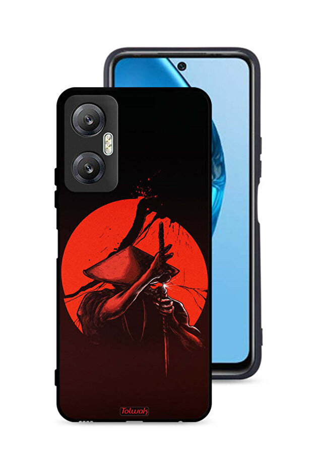غطاء حماية لهاتف Infinix Hot 20 5G بتصميم محارب السيف