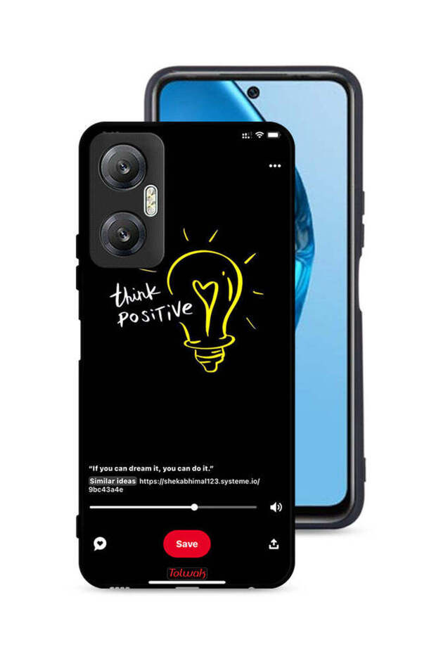 غطاء حماية لهاتف Infinix Hot 20 5G - فكر بإيجابية