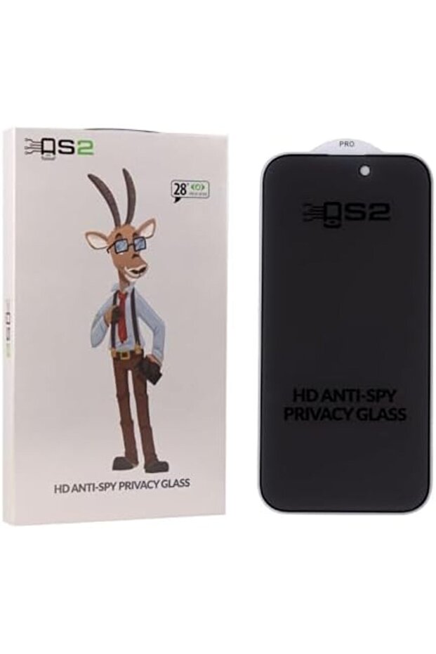 AS2 HD Privacy Glass Screen Protector for iPhone 14 Pro Max 6.7in