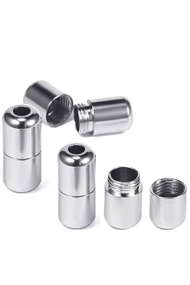 زوج واحد من أربطة الحذاء المصنوعة من المطاط المستدير ذات النمط الأبيض اللامع القابلة للتعديل - 3