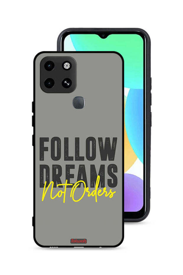 Infinix Smart 6 Protective Case Cover Follow Dreams Not Orders
