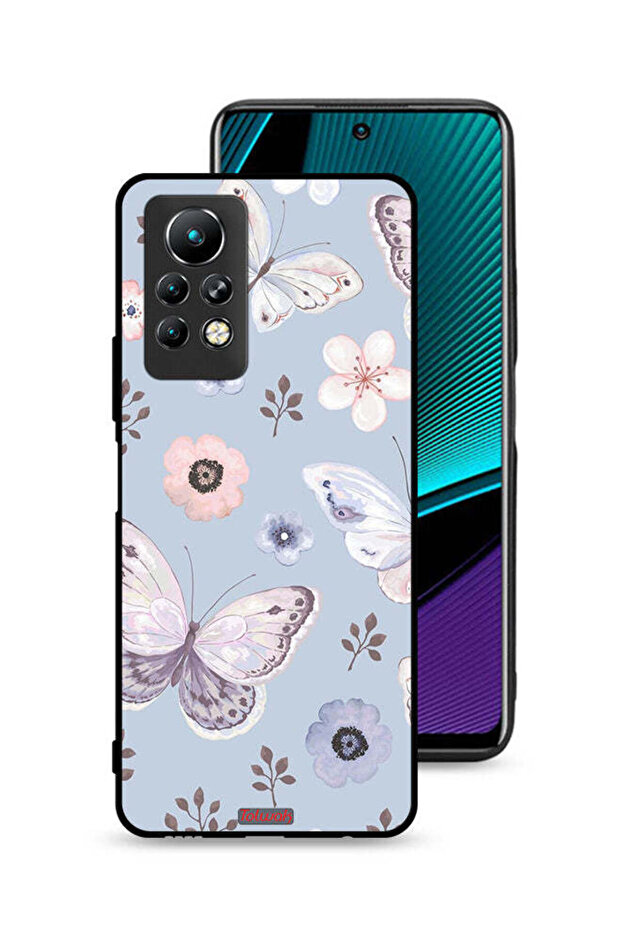 Infinix Note 11 Pro Protective Case Cover Butterflies And Flowers