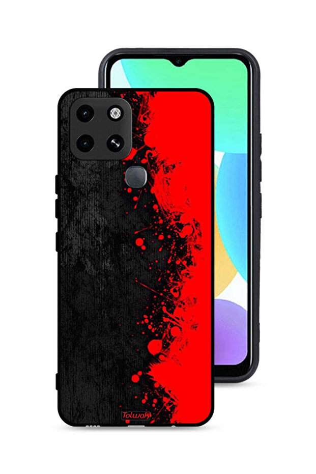 غطاء حماية لهاتف Infinix Smart 6 بنمط تجريدي