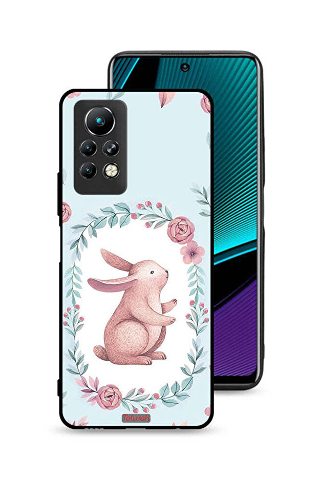 غطاء حماية لجهاز Infinix Note 11 Pro على شكل أرنب