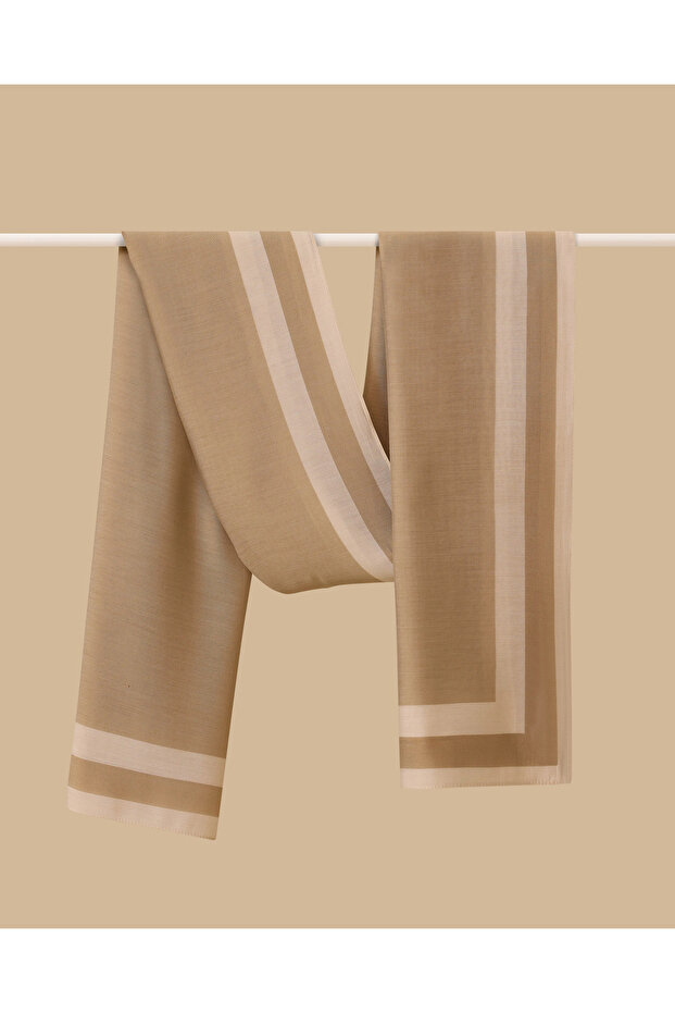 Şerit Desenli Şal - 1