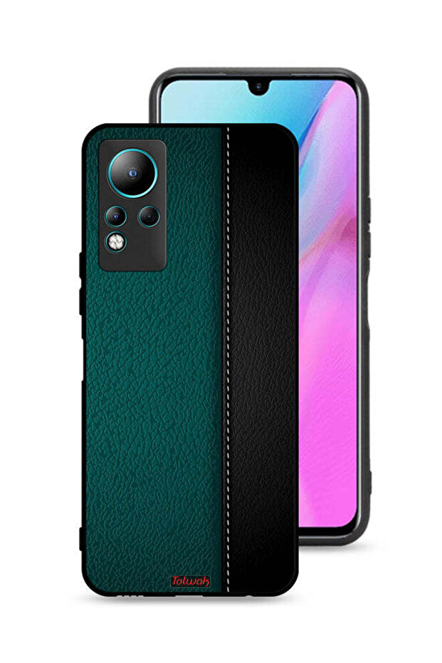 Infinix Note 11 Protective Case Cover Leather Pattern