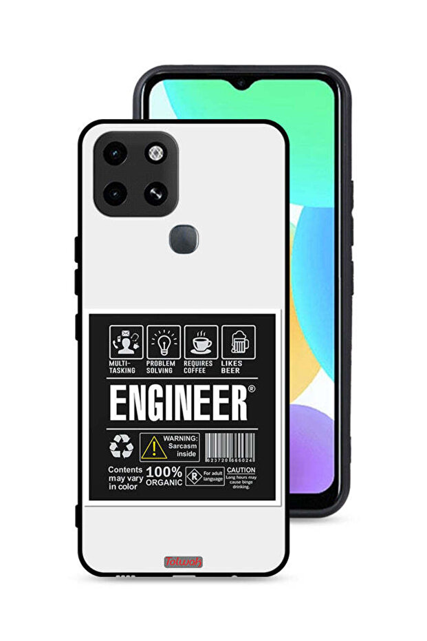 غطاء حماية لهاتف Infinix Smart 6 - ملصق المهندس