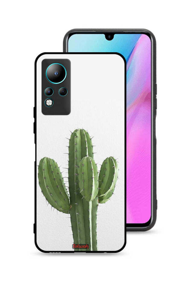 غطاء حماية لهاتف Infinix Note 11 بنقشة نبات الصبار