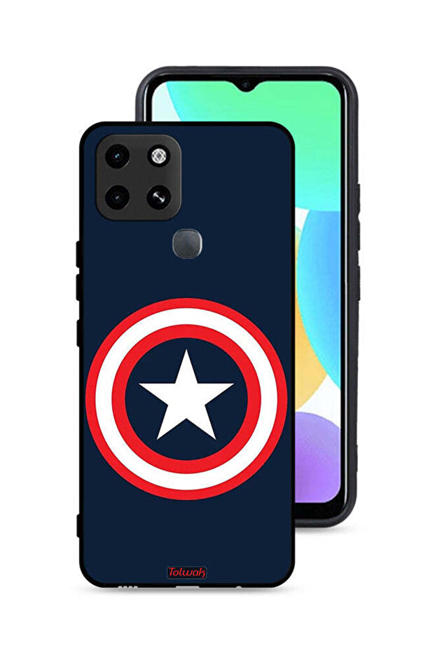 غطاء حماية لجهاز Infinix Smart 6 كابتن أمريكا
