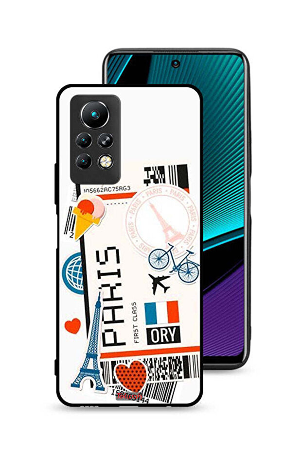 غطاء حماية لجهاز Infinix Note 11 Pro - ملصق باريس