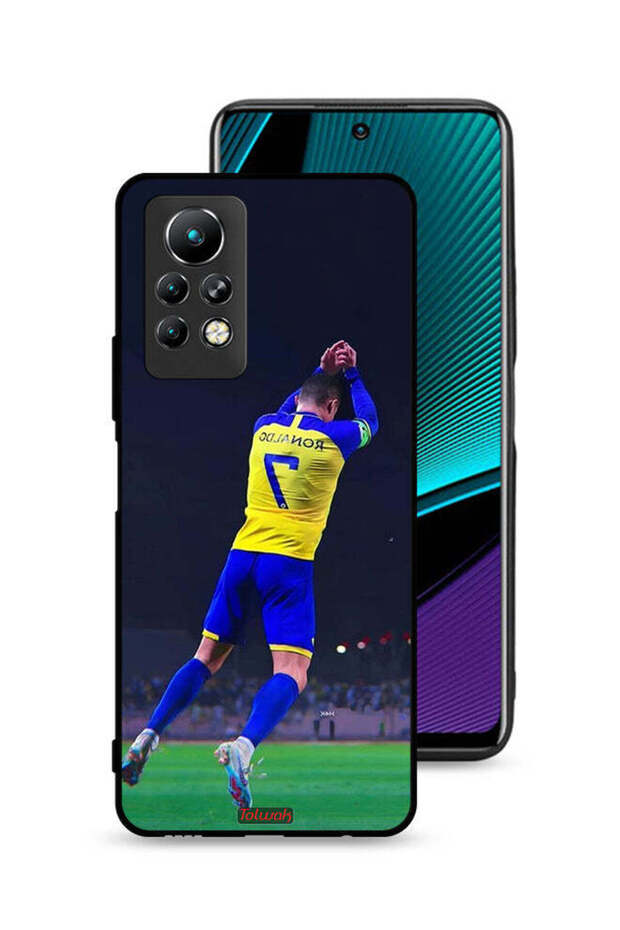 غطاء حماية لهاتف Infinix Note 11 Pro بتصميم كريستيانو رونالدو
