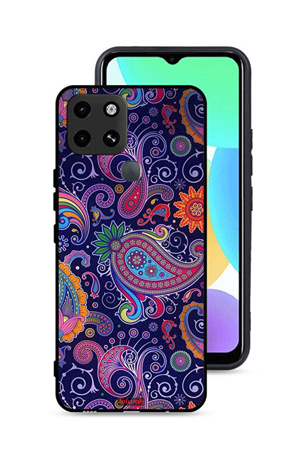غطاء حماية لهاتف Infinix Smart 6 بنمط فن الماندالا