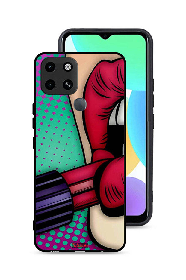 Infinix Smart 6 Protective Case Cover Lipstick