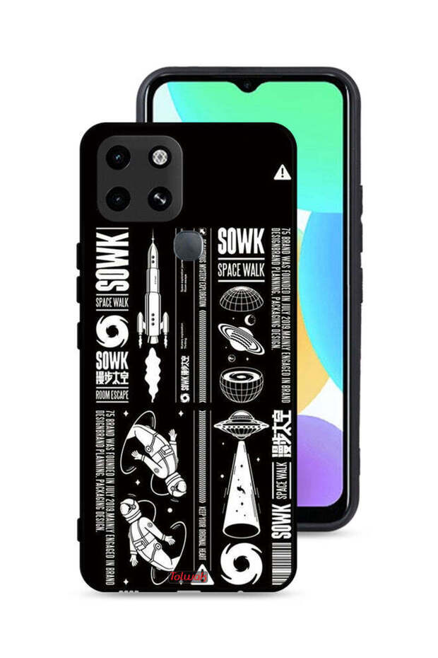غطاء حماية لهاتف Infinix Smart 6 - ملصق Sowk Space Walk