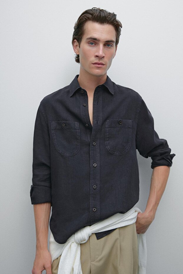 Rahat kesim ince ceket - 2