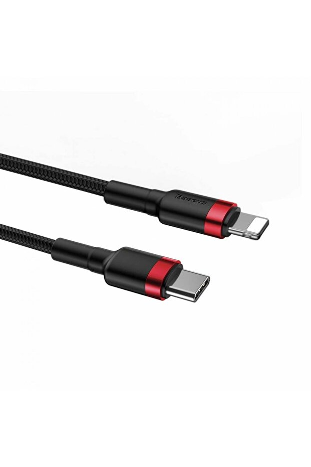 Type-C to Lightning data cable, PD 18W, 1m, Cables - Red Black - 6