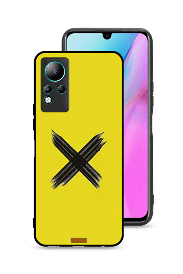 غطاء حماية لجهاز Infinix Note 11 بنقشة X - 1