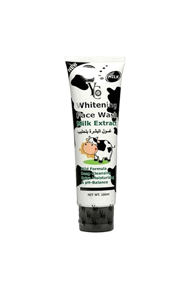 Yc Whitening Face Wash Milk Extract 100ml --- غسول واي سي حليب 100مل