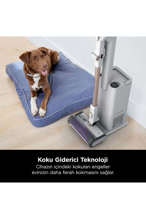Detect Clean&Empty Auto-Empty Sistemli Turbo Başlıklı Şarjlı Dikey Süpürge 2L - 7