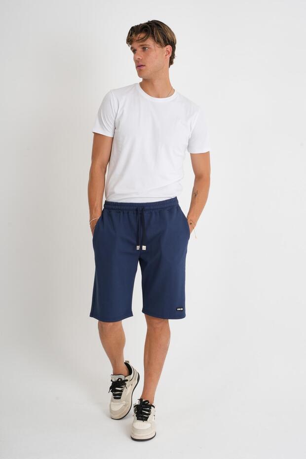 Adjustable Waist Shorts with Pockets