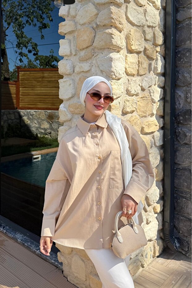 Large Size Single Pocket Shirt