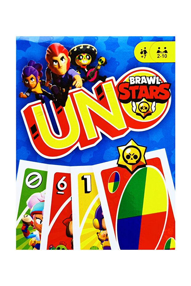 بطاقة لعب مصورة من Uno Brawl Stars