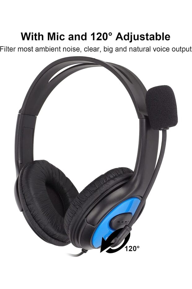 Game Headphones, featuring a microphone design and marketed for use with games and mobiles. - 3