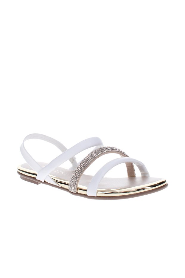 Women's Flat Sandals with Back Strap – Comfortable & Secure Everyday Footwear