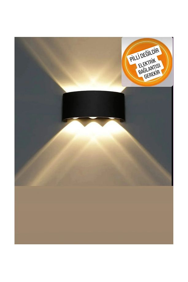 10w Led Aplik Aydınlatma Çift Taraflı Led Dekoratif Duvar Aplik Suya Ve Toza Karşı Dayanıklı - 6