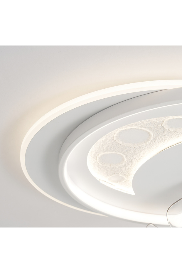 Arıa 3D Plafonyer Pervaneli Ledli Avize - 4