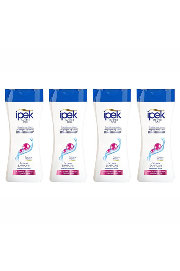 Silk Anti-Hemp 2 in 1 Shampoo for Normal and Dry Hair 4Pcs