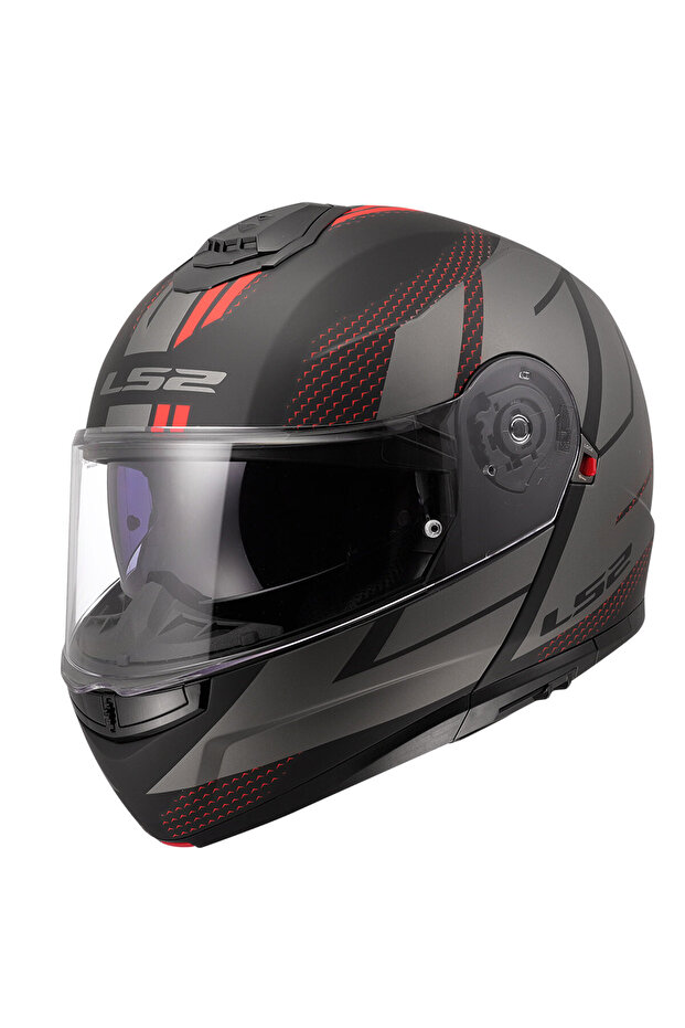 STROBE 2 CODE MAT SİYAH-GRİ KASK - 1