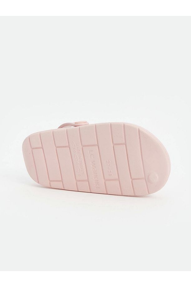 LCW STEPS Pembe Tokalı Kız Bebek Plaj Sandaleti - 4