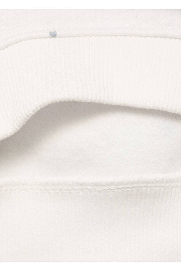 Kalp baskılı sweatshirt - 4