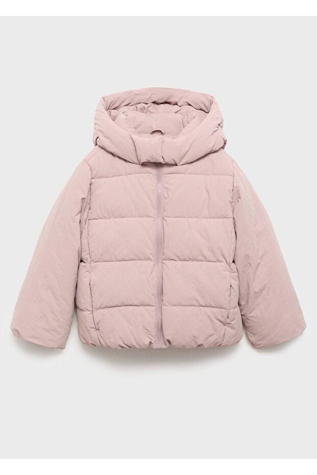 Kapüşonlu kapitone anorak - 3