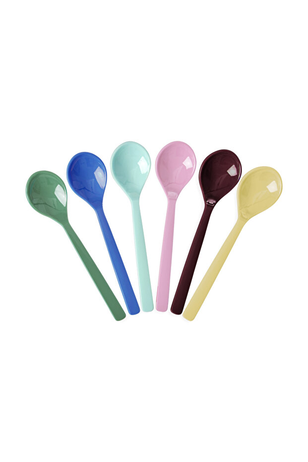 Melamin Küçük Kaşık - 6'lı Set - 1
