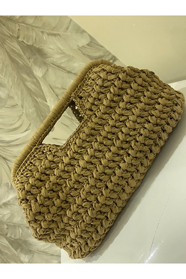 Rafya ip burslu çanta - 4