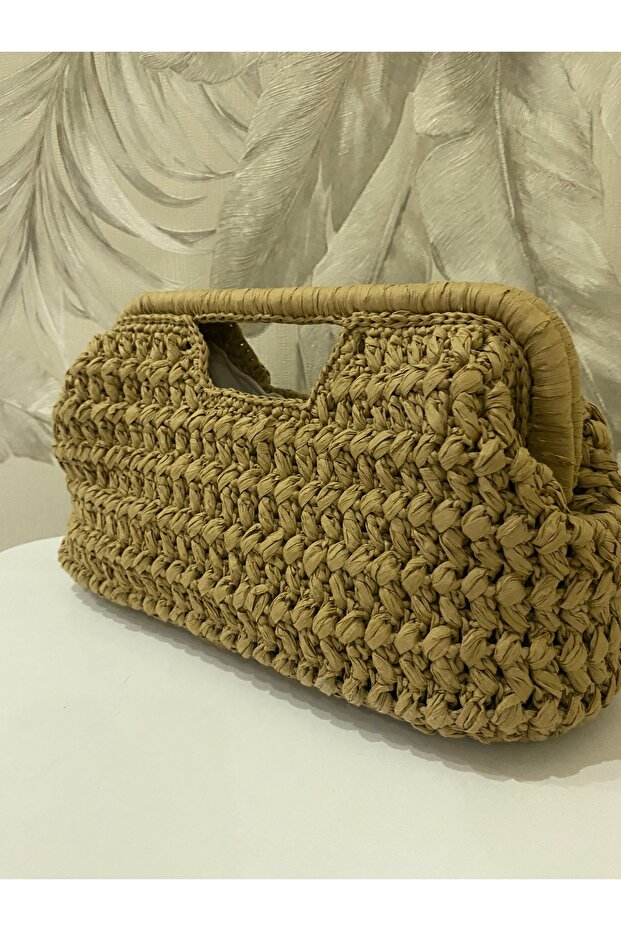 Rafya ip burslu çanta - 3