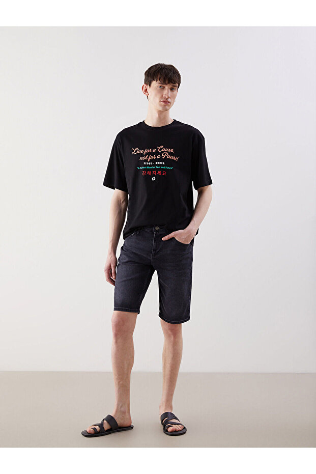 Trendlucky Standard Fit Men's Jean Shorts with a Difference