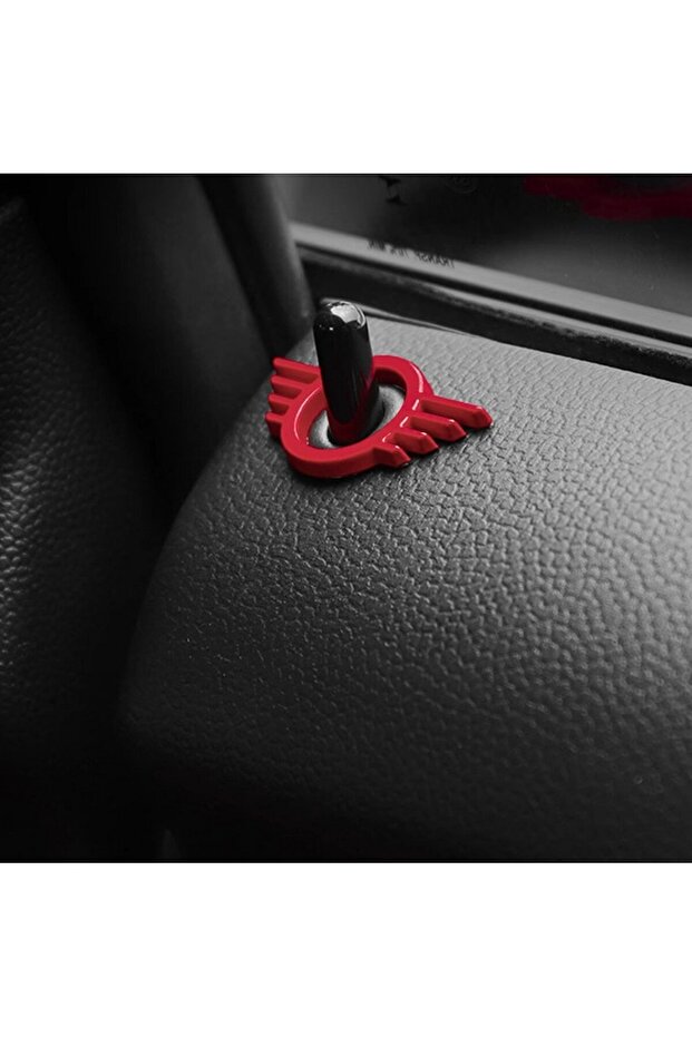 إطارات حمراء لقفل الباب بشعار ميني كوبر - 4