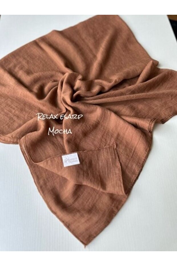 RELAX EŞARP - MOCHA - 1