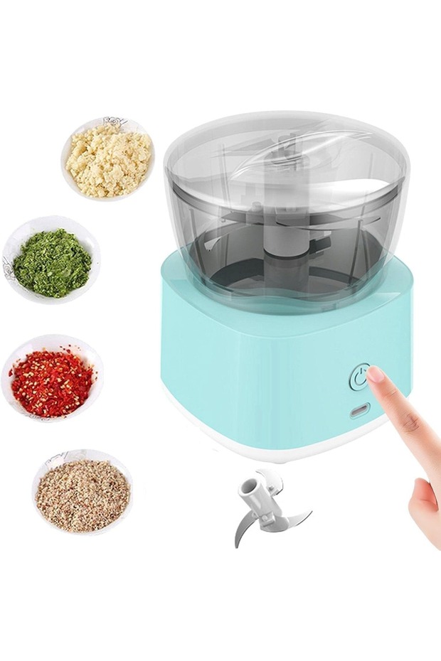 مفرمة طعام كهربائية صغيرة - 1