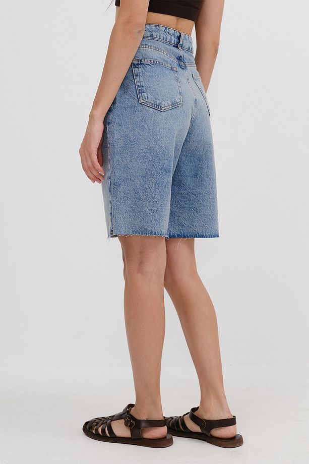 Bermuda Denim Şort Ş8066-PNP - 5