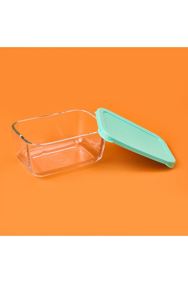 Snow Box Saklama Kabı - Şeffaf / Yeşil - 790 ml - 1