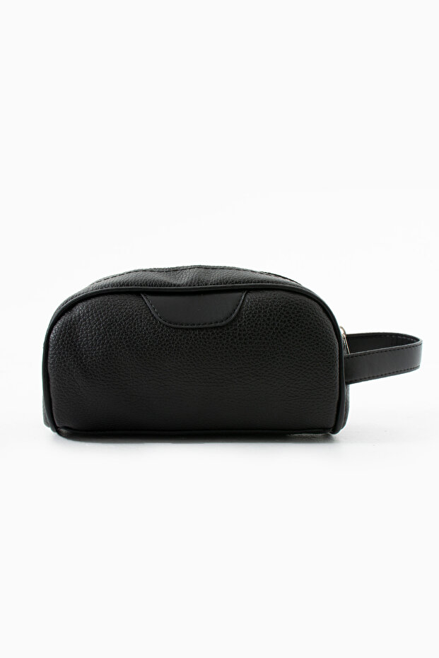 Black Unisex Handbag