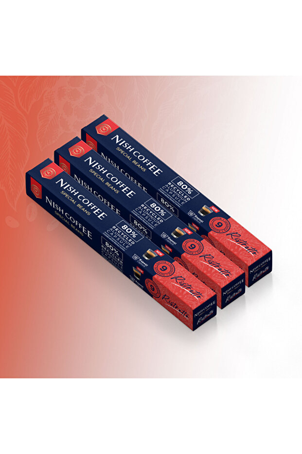 Kapsül Kahve 10 Ristretto 3'lü Set (Nespresso Uyumlu)-30 Adet - 3