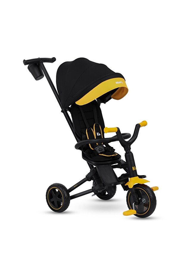 Nova Niello QPlay 6 in 1 Katlanır Bisiklet Sarı - 1